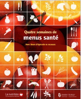 4 SEMAINES DE MENUS SANTÉ, LISTE D'ÉPICERIE ET RECETTES